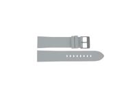 Horlogeband Universeel 1030660.22 Leder Wit 22mm - thumbnail