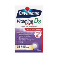 Davitamon Vitamine D3 forte smelttablet 75 Tabletten - thumbnail