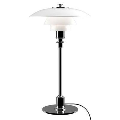 Louis Poulsen PH 3½-2½ Glass Tafellamp - Chroom Louis Poulsen PH 3½-2½ Glass Tafellamp - Chroom