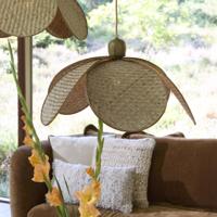 Light & Living HanglampLavrio bruin Ø 60,5cm - 2984833 - thumbnail