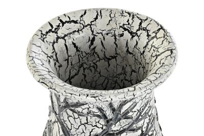 Vaas DKD Home Decor Boomstructuur Wit Zwart Wit/Zwart Kristal Terra cotta 29 x 29 x 60 cm Vaas DKD Home Decor Boomstructuur Wit Zwart Wit/Zwart Kristal Terra cotta 29 x 29 x 60 cm