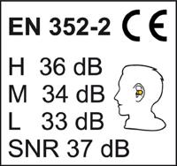 Connex Oordoppen 37Db En352-2 10St - COXT938711 - thumbnail