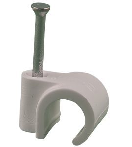 Mepac spijkerclip 8/10mm wit