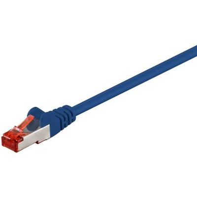 Goobay CAT 6 68276 verbindingskabel, S/FTP (PiMF), blauw, 50 m kabellengte