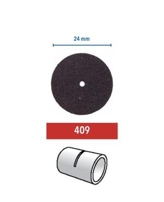 Dremel 409 2615040932 Doorslijpschijf recht 24 mm 36 stuk(s) Metaal, Hout, Glasvezelversterkt kunststof, Baksteen, Marmer, Gasbeton, Messing, Gipskarton
