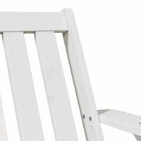 Tuinstoelen Adirondack 2 st 75x77x77 cm massief grenenhout wit - thumbnail