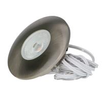 Pavo LED Inbouwspot Plat - 3W 300lm - 2700K - RVS - thumbnail