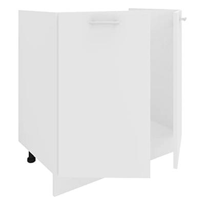 VCM Keukenkast of frontpaneel Esilo (Onderkast wastafel, Wit, 2 Türen) VCM Keukenkast of frontpaneel Esilo (Onderkast wastafel, Wit, 2 Türen)