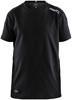 Craft 1907390 Community Mix Ss Tee JR - Black - 158/164