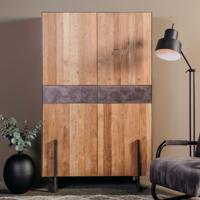 Tower Living Opbergkast 'Ora' Gerecycled teak, 182 cm - thumbnail