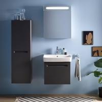 Wastafelkast Duravit No.1 Met 1 Lade 49x42.6x47.8 cm Met Geïntegreerde Greep Mat Grafiet Duravit - thumbnail
