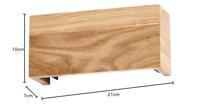 Fischer & Honsel Led wandlampShine-Wood 21cm - 30574 - thumbnail