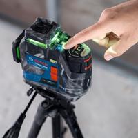 Bosch Blauw GLL 12V-100-33 CG Professional Lijnlaser | 4x batterij 1,5V LR6 (AA) | In Tas - 0601065400 - thumbnail