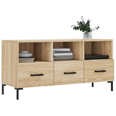 Tv-meubel 102x36x50 cm bewerkt hout sonoma eikenkleurig