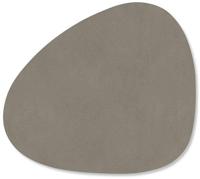 LIND DNA - Glass Mat Curve - Onderzetter 10cm Nupo Flint Grey - thumbnail