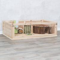 TRIXIE INDOOR REN CAVIA HOUT / PLEXIGLAS 100X60X30 CM - thumbnail