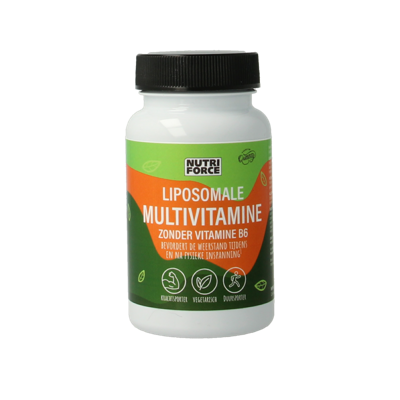 Liposomale multivitamine zonder vitamine B6 30 Vegetarische capsules