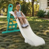 Dolu big waterglijbaan 144x85x189 cm groen/wit - thumbnail