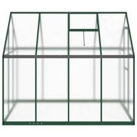 Tuinkas met basisframe 334x169x195 cm aluminium groen - thumbnail