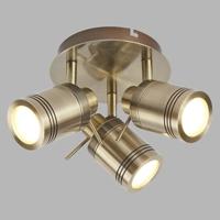 Searchlight Antieke badkamer plafondspotSamson brons - 6603AB - thumbnail