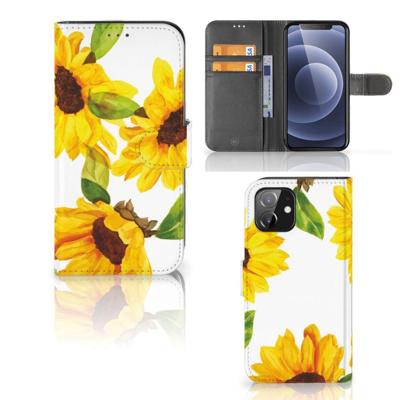 Hoesje voor iPhone 12 | 12 Pro (6.1") Zonnebloemen Hoesje voor iPhone 12 | 12 Pro (6.1") Zonnebloemen