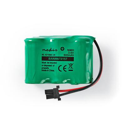 Nikkel-Metaalhydride-Accu | 3,6 V | 600 mAh | Kabelaansluiting