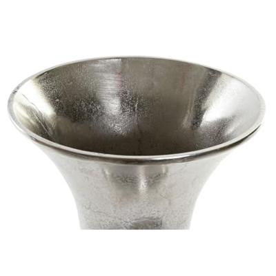 Vaas Home ESPRIT Zilverkleurig Aluminium Modern Fluitglas 24 x 24 x 49 cm Vaas Home ESPRIT Zilverkleurig Aluminium Modern Fluitglas 24 x 24 x 49 cm