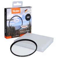 Rollei Premium Circulair uv-filter 55 mm - uv-filter en beschermingsfilter met aluminium ring, gemaakt van gorillaglas met speciale coating - afmetingen: 55 mm - thumbnail