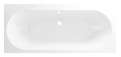 Ligbad Wiesbaden Portus RD | Inbouw | 180x80 cm | Acryl | Glans wit