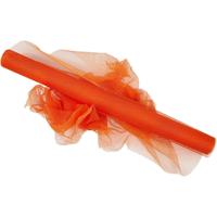 Creativ Company Tule, b: 50 cm, oranje, 5 m/ 1 rol - thumbnail