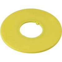 DECA A2AV-0 Etiket Opdrukmotief Zonder opdruk Geel 1 stuk(s) - thumbnail