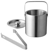 QUVIO IJsemmer met deksel - Incl. tang - RVS - thumbnail