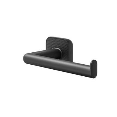 Tiger Cooper Toiletrolhouder - zonder klep - met L-vorm - zwart 800237