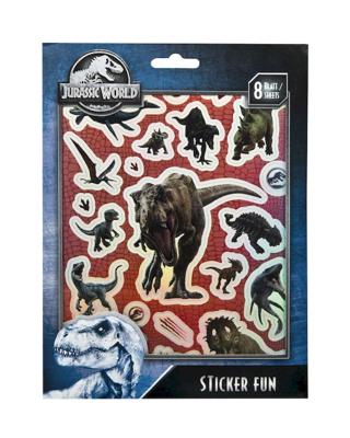 Undercover Jurassic world stickerset