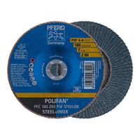 PFERD TOOLS 67768185 PFC 180 Z 80 PSF STEELOX Lamellenschijf Diameter 180 mm Boordiameter 22.23 mm Korrelgrootte (num) 80 RVS, Staal 10 stuk(s) - thumbnail