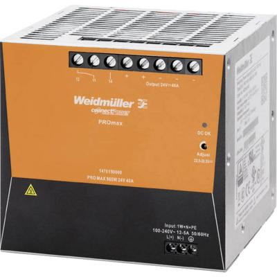 Weidmüller 1478150000 DIN-rail netvoeding 24 V/DC 40 A 960 W Inhoud 1 stuk(s)