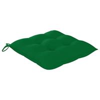 VidaXL Stoelkussens 2 st 40x40x7 cm oxford stof groen - thumbnail
