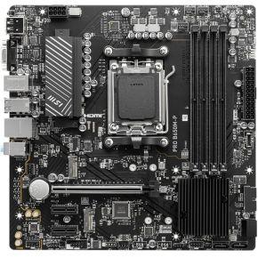 MSI pro b650m-p socket am5 moederbord (zwart, raid, 2.5 gb-lan, sound, µatx)