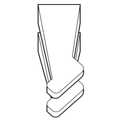Knipex 92 01 03 Precisiepincet 1 stuks Spits, fijn, extra dünn 120 mm