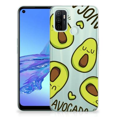 OPPO A53s | A53 Telefoonhoesje met Naam Avocado Singing OPPO A53s | A53 Telefoonhoesje met Naam Avocado Singing