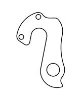 Union GH-243 Derailleurhanger - Zilver - thumbnail