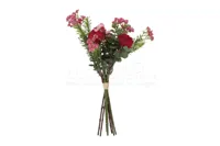 Kunstboeket Dahlia Pompon 33cm Fuchsia - thumbnail