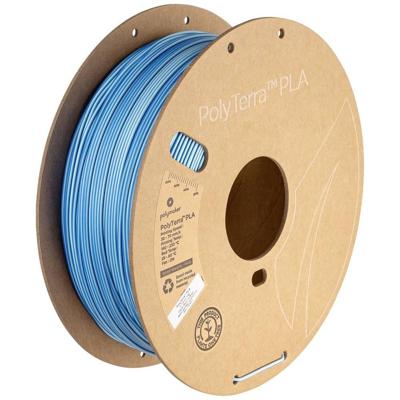 Polymaker PA04016 Dual Filament PLA kunststof Gering kunststofgehalte, Mat 1.75 mm 1000 g Glacier, Ice, Blue PolyTerra™ 1 stuk(s)
