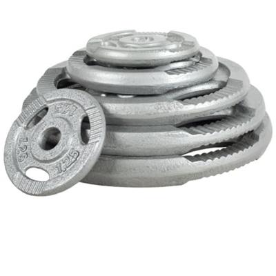Halterschijf 1,25 kg Gripper Gietijzer Zilver - 30/31 mm Halterschijf 1,25 kg Gripper Gietijzer Zilver - 30/31 mm