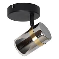 Lucide UPTON - Plafondspot - 1xGU10 - Fumé - thumbnail