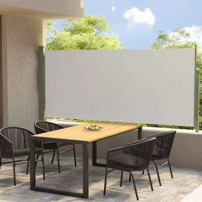VidaXL Tuinscherm uittrekbaar 140x300 cm crème