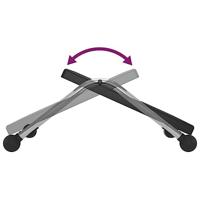 Voetensteun 45x40x13,5 cm zwart - thumbnail