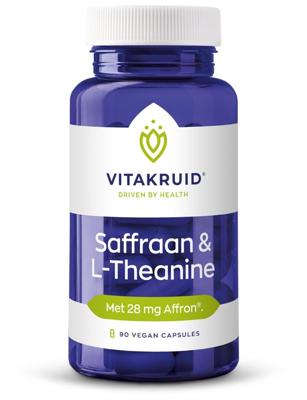 Vitakruid Saffraan 28 mg (Affron®) & L-Theanine Groene Thee 90