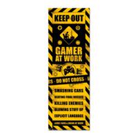 Poster Gameration Gaming Caution 53x158cm - thumbnail