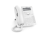 Snom D715 IP-telefoon, SIP bureautelefoon (5 configureerbare LED functietoetsen, vier-lijn B/W-scherm met achtergrondverlichting, XML mini browser), Wit, 00004381 - thumbnail